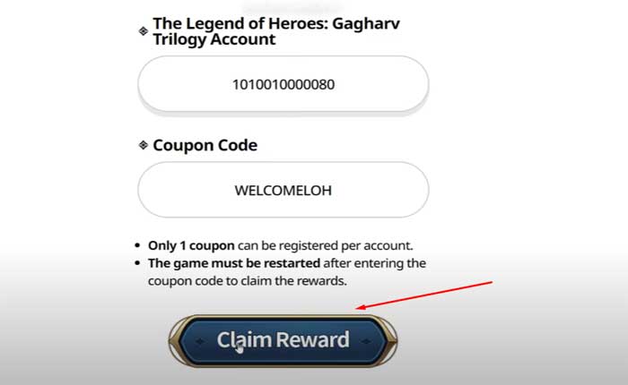 The Legend Of Heroes Gagharv codes