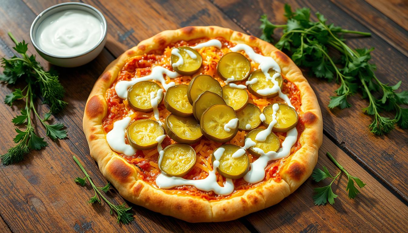 homemade pickle pizza recipe