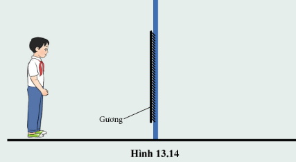 BÀI 13. SỰ PHẢN XẠ ÁNH SÁNG MỞ ĐẦUCâu hỏi: Ban đêm, trong một phòng không có ánh đèn, em sẽ không thể nhìn rõ các vật trong phòng. Nếu có ánh sáng từ đèn ở ngoài đường hoặc ánh trăng lọt vào phòng, em sẽ có thể nhìn rõ các vật trong phòng.Chúng ta có thể nhìn thấy các vật là do ánh sáng từ nguồn chiếu đến các đồ vật rồi hắt lại đến mắt ta. Hiện tượng ánh sáng bị hắt lại khi gặp bề mặt một vật gọi là sự phản xạ ánh sáng. Ánh sáng sẽ phản xạ trên một bề mặt như thế nào?Đáp án chuẩn:Tia phản xạ nằm trong mặt phẳng chứa tia tới và pháp tuyến của mặt phản xạ ở điểm tới. Góc phản xạ bằng góc tớiI. SỰ PHẢN XẠ ÁNH SÁNG TRÊN BỀ MẶT CÁC VẬTCâu hỏi 1: Quan sát hình 13.4, so sánh sự phản xạ của ánh sáng trong hai trường hợp phản xạ và phản xạ khuếch tán.Đáp án chuẩn:- Giống: tia sáng khi gặp mặt phân cách đề bị phản xạ ngược trở lại- Khác:Phản xạPhản xạ khuếch tán- Xảy ra trên bề mặt các vật nhẵn bóng.- Các tia phản xạ song song nhau- Nhìn thấy được ảnh của vật.- Xảy ra trên bề mặt các vật không nhẵn bóng.- Các tia phản xạ không song song- Không nhìn thấy được  ảnh của vậtII. ĐỊNH LUẬT PHẢN XẠ ÁNH SÁNGCâu 1: Từ số liệu thu được trong thí nghiệm, em có nhận xét gì về góc phản xạ và góc tới?Đáp án chuẩn:Góc phản xạ bằng góc tới.Câu hỏi 2: Hình 13.7 vẽ một tia tới SI chiếu lên gương phẳng G.a) Vẽ tia phản xạ.b) Nếu giữ nguyên tia tới SI, làm thế nào để có tia phản xạ hướng theo phương thẳng đứng. Tiến hành thí nghiệm kiểm tra đề xuất của em.Đáp án chuẩn:a) b) Vị trí đặt gương như hìnhIII. ẢNH CỦA VẬT QUA GƯƠNG PHẲNG.Câu 2: Có cách nào để đọc được dòng chữ dưới đây dễ dàng?Đáp án chuẩn:Đọc trước gương.Vận dụngCâu 1: Kính tiềm vọng là một dụng cụ giúp nhìn thấy vật bị che khuất. Hình 13.8 là sơ đồ cấu tạo một kính tiềm vọng đơn giản, bao gồm hai gương đặt nghiêng 45o so với phương ngang, có bề mặt phản xạ hướng vào nhau. Em hãy vẽ lại sơ đồ cấu tạo kính tiềm vọng này vào vở và vẽ tiếp đường truyền của ánh sáng tới mắt để giải thích vì sao có thể sử dụng kính tiềm vọng để nhìn thấy vật bị che khuất.Đáp án chuẩn:Câu 2: Trong hình 13.10, có thể quan sát thấy ảnh của vật qua mặt ghế ở phần đã được đánh dầu bóng, còn ở phần chưa đánh dầu bóng thì không thấy. Hãy giải thích tại sao?Đáp án chuẩn:Phần được đánh dầu bóng có bề mặt nhẵn, như một gương phẳng. Vì vậy có thể nhìn thấy ảnh. Phần chưa được đánh dầu bóng có bề mặt nhám, xảy ra hiện tượng phản xạ khuếch tán nên không nhìn thấy.IV. DỰNG ẢNH MỘT VẬT QUA GƯƠNG PHẲNGCâu 3: Em hãy chứng minh khoảng cách từ S đến gương và từ S’ đến gương là bằng nhau (hình 13.12)Đáp án chuẩn:Nối S với S’ cắt gương tại H.Xét tại điểm tới I1: I1 = I2. Chứng minh được: I4 = I3; I4 = I5 (1)Xét tại điểm tới I2: tương tự: I4 = I5 và góc SI1I2 = S’I1I2Xét SI1I2 và S’I1I2 : chứng minh được: SI1 = S’I1 (2)Xét SI1H và S’I1H có: SH = S’H (đpcm).Câu hỏi 3: Ảnh của một vật qua gương phăng là tập hợp ảnh của tất cả các điểm trên vật. Hãy dựng ảnh của vật AB có hình mũi tên trong hình 13.13 bằng cách dựng ảnh của điểm A và điểm B rồi nối chúng lại với nhau.Đáp án chuẩn:Câu hỏi 4: Một học sinh cao 1,6m, có khoảng cách từ mắt đến đỉnh đầu là 8cm. Bạn học sinh này cần chọn một gương phẳng treo tường (hình 13.14) có chiều cao tối thiểu bằng bao nhiêu để có thể nhìn thấy toàn bộ ảnh của mình trong gương? Gương phẳng đã chọn cần được treo như thế nào?Đáp án chuẩn:Vậy có chiều cao tối thiểu 72cm, mép dưới của gương treo cách nền nhà nhiều nhất 76cm.Vận dụng