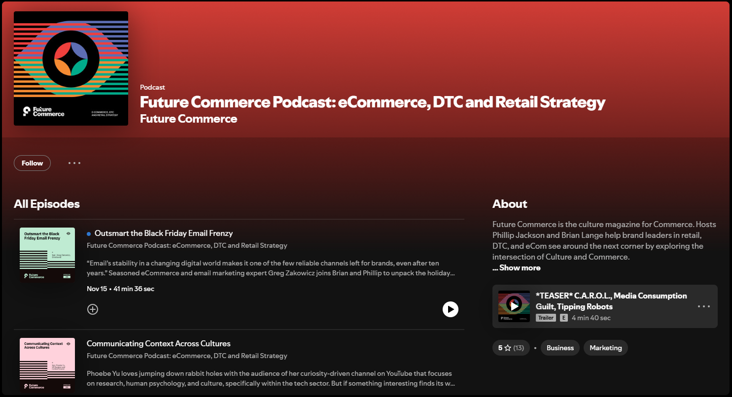 ecommerce podcasts