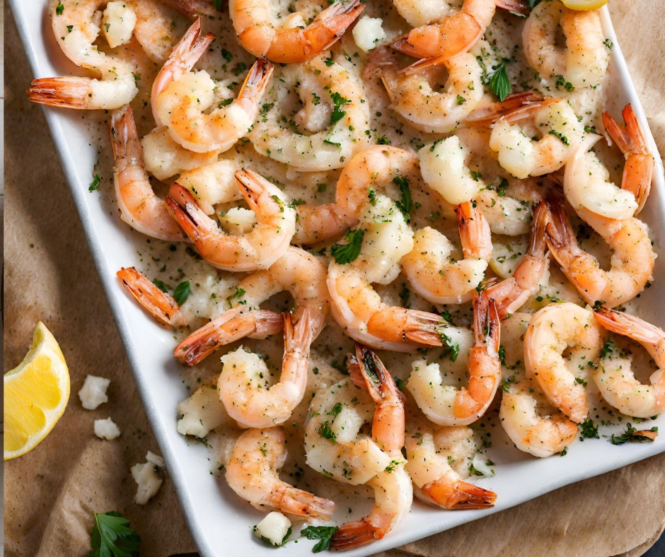 Garlic Parmesan Roasted Shrimp Recipe
