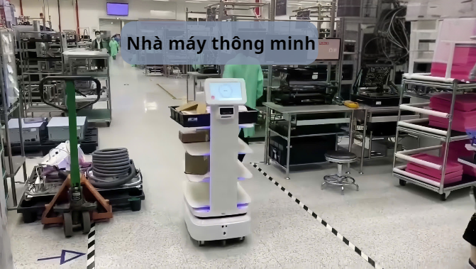 Giải pháp Robot tự động trong nhà máy