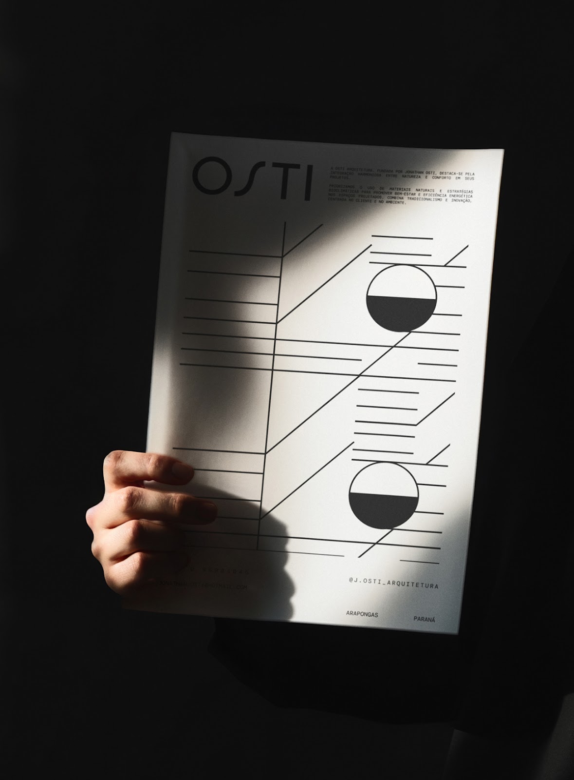 Image from the OSTI Architecture: Branding & Visual Identity Insights article on Abduzeedo