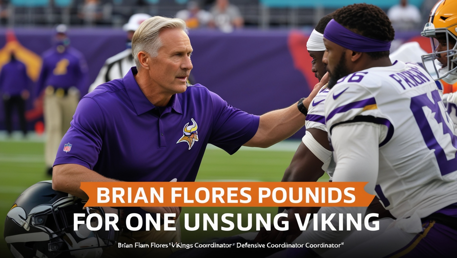Brian Flores Pounds the Table for One Unsung Viking​​