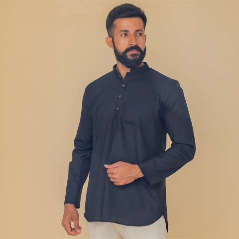 Solid Coloured Short Kurta