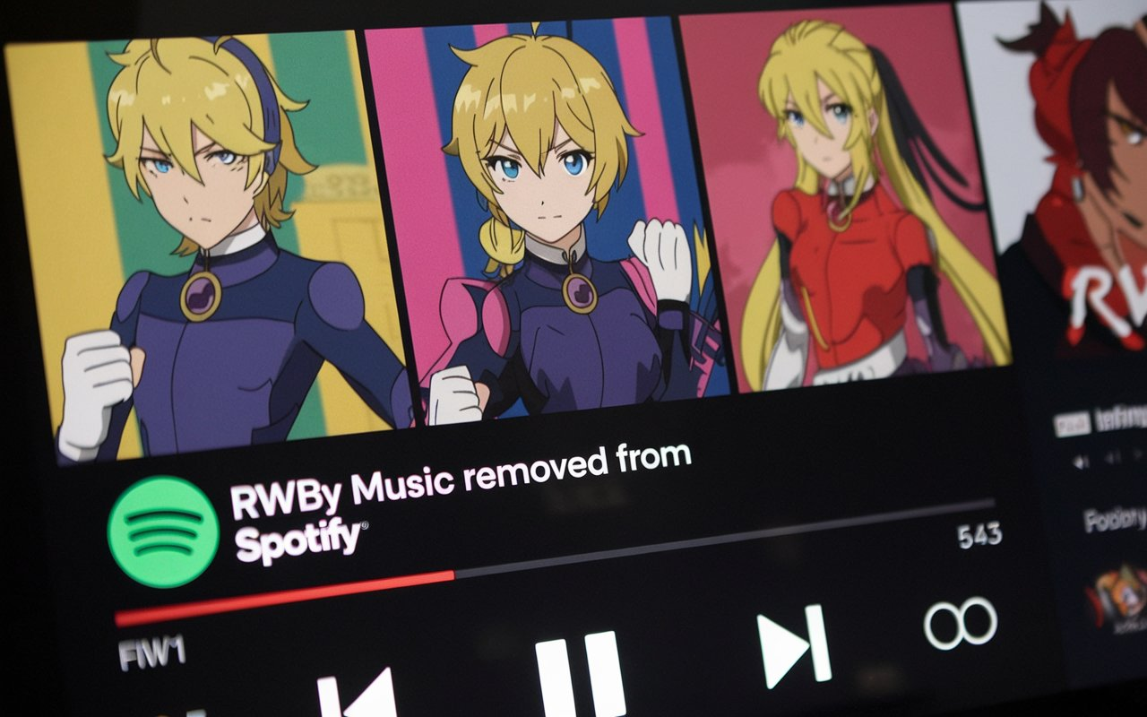 RWBY Music Removed from Spotify