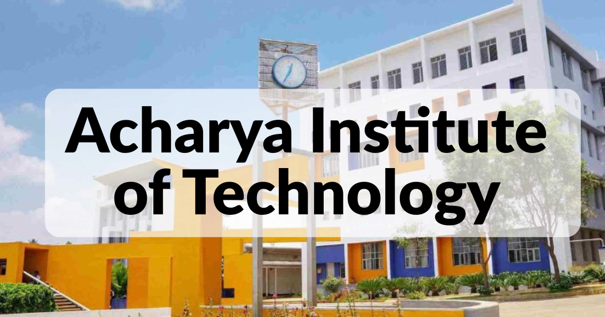 acharya institute of technology