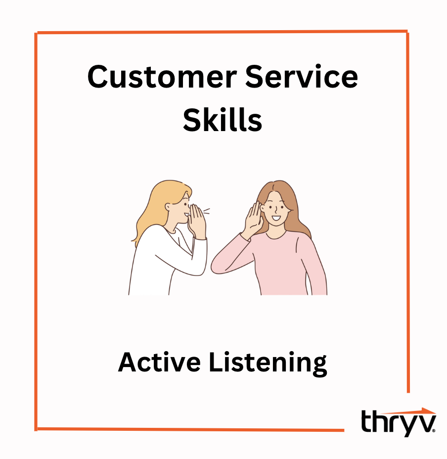 customer service skills - active listening