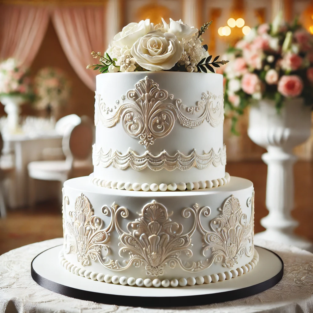 Classic White Wedding Cakes