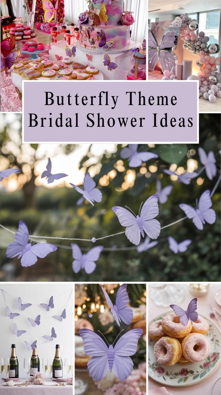Butterfly Theme Bridal Shower Ideas