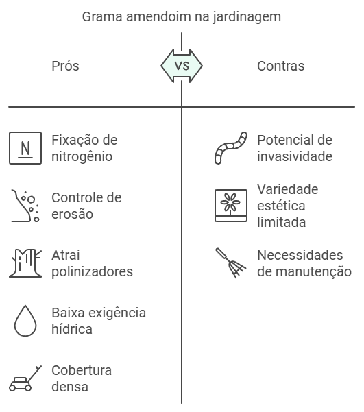 Benefícios ambientais e sustentabilidade da grama amendoim