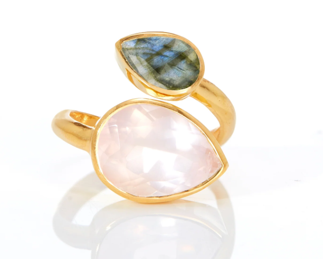 Elegant gemstone jewellery rings