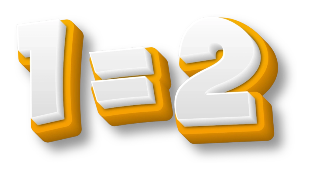 1=2