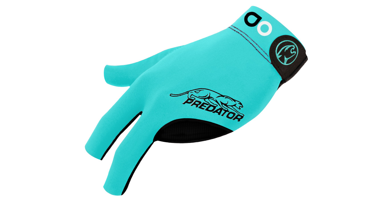 Predator Albin Ouschan Second Skin Billiard Glove in Teal.