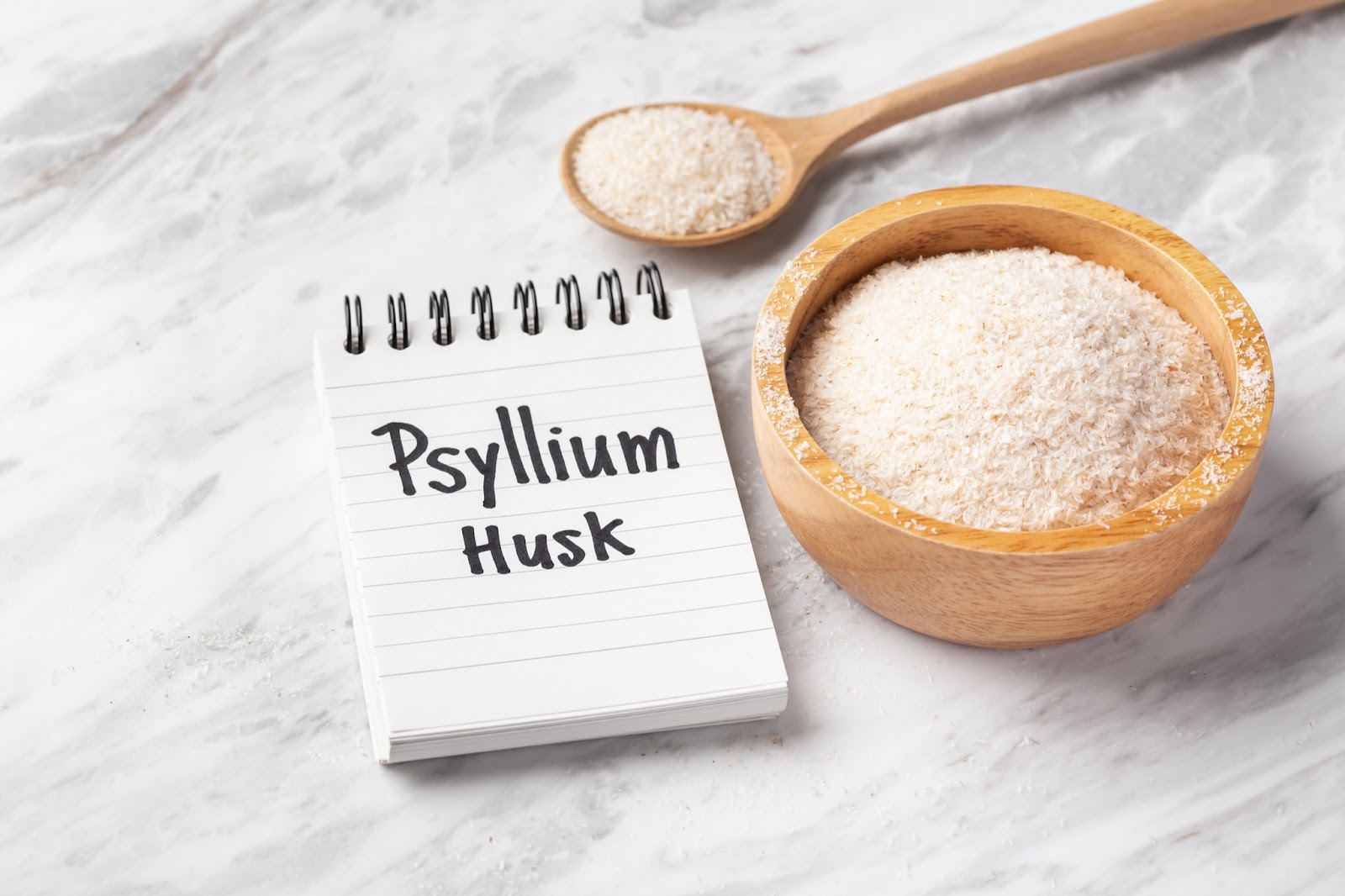 a bowl of psyllium husk