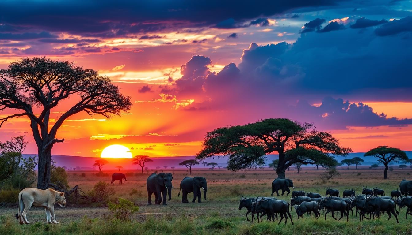 African safari wildlife