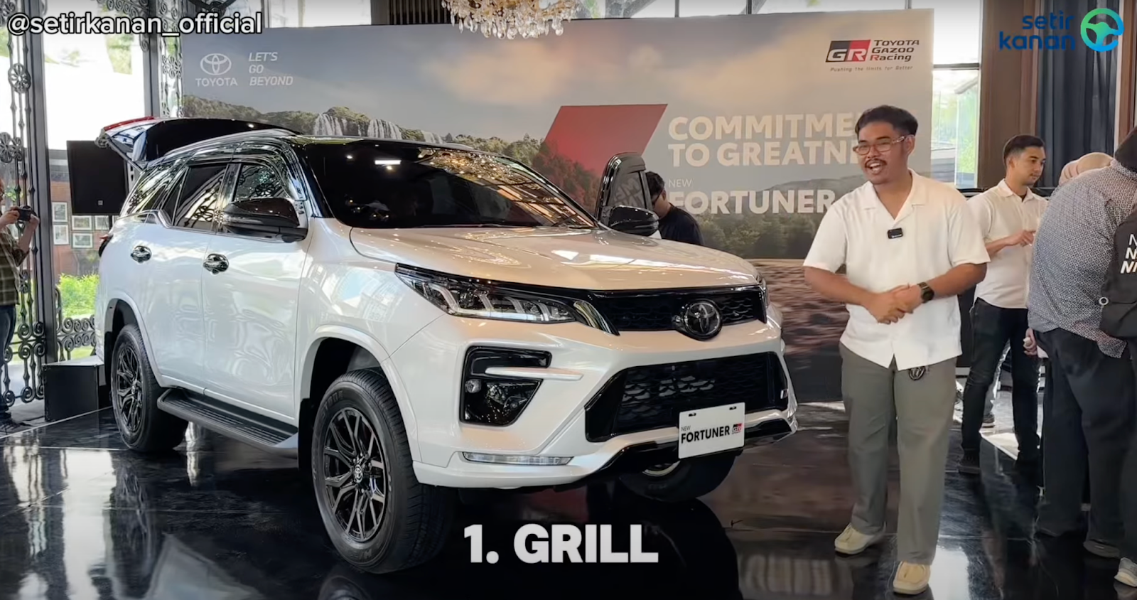 Grill Toyota Fortuner Facelift 2024