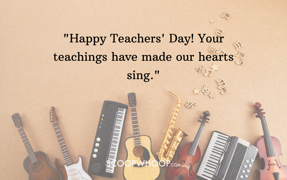 happy teachers day wishes for music teacher