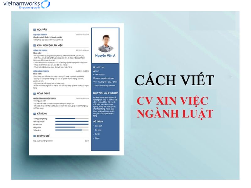 Cần lưu ý gì khi làm CV ngành Luật?