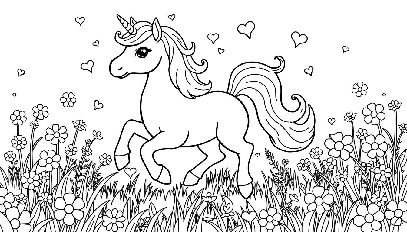 desenhos para colorir unicornio