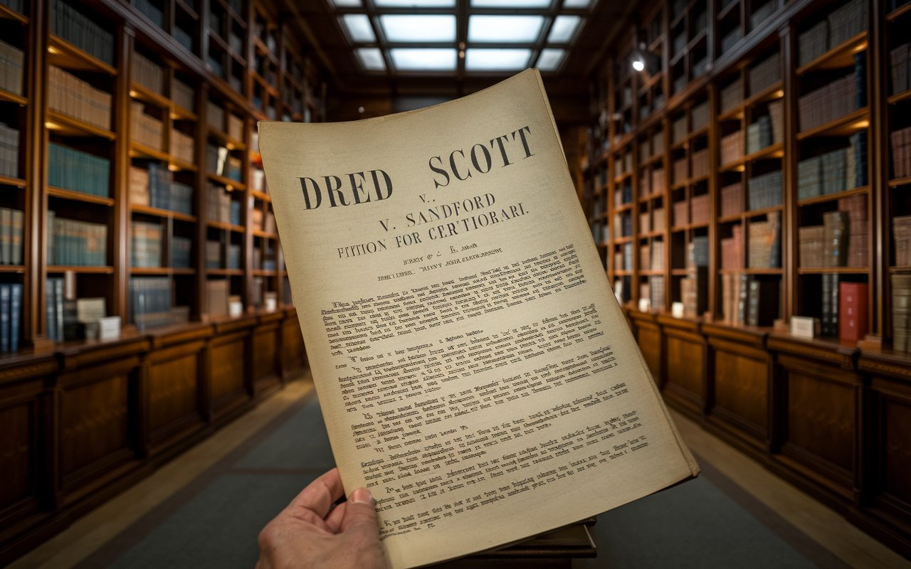 Dred Scott v Sandford Petition for Certiorari