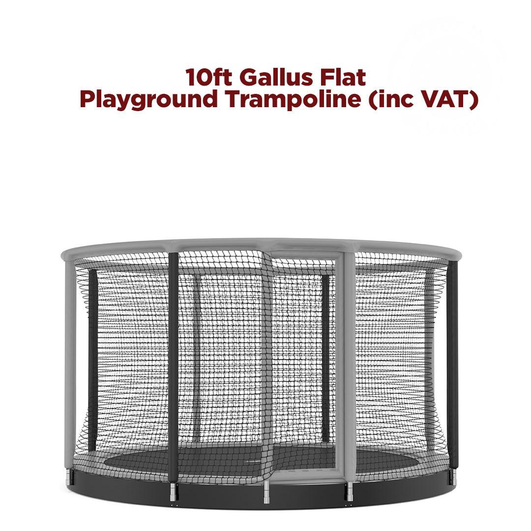 10ft Gallus Flat Playground Trampoline