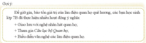 CHỦ ĐỀ 4. TIẾP NỐI TRUYỀN THỐNG QUÊ HƯƠNG