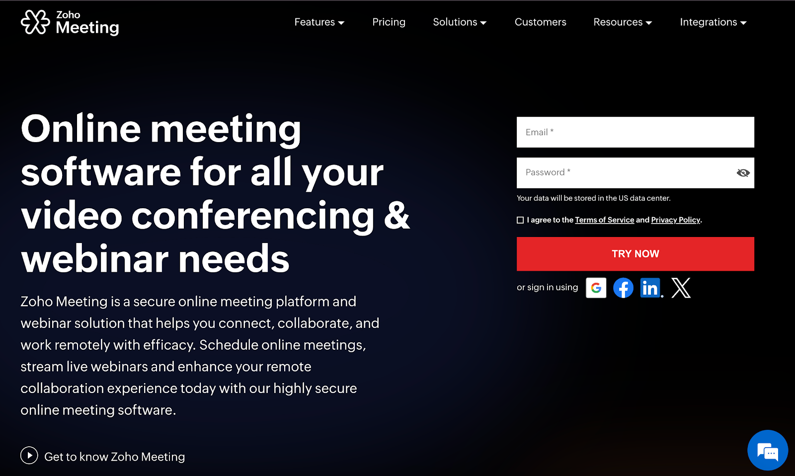 Zoho Meeting