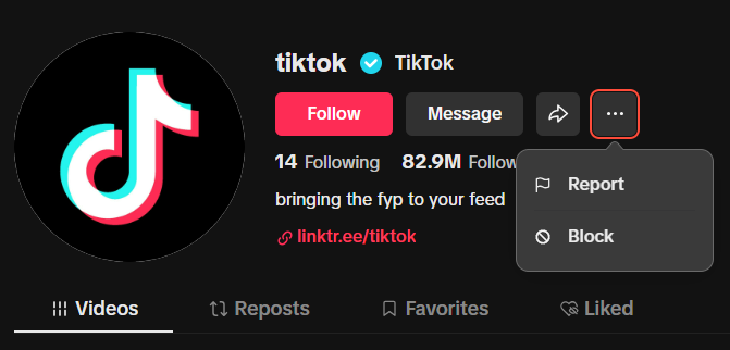 how to block someone on tiktok
