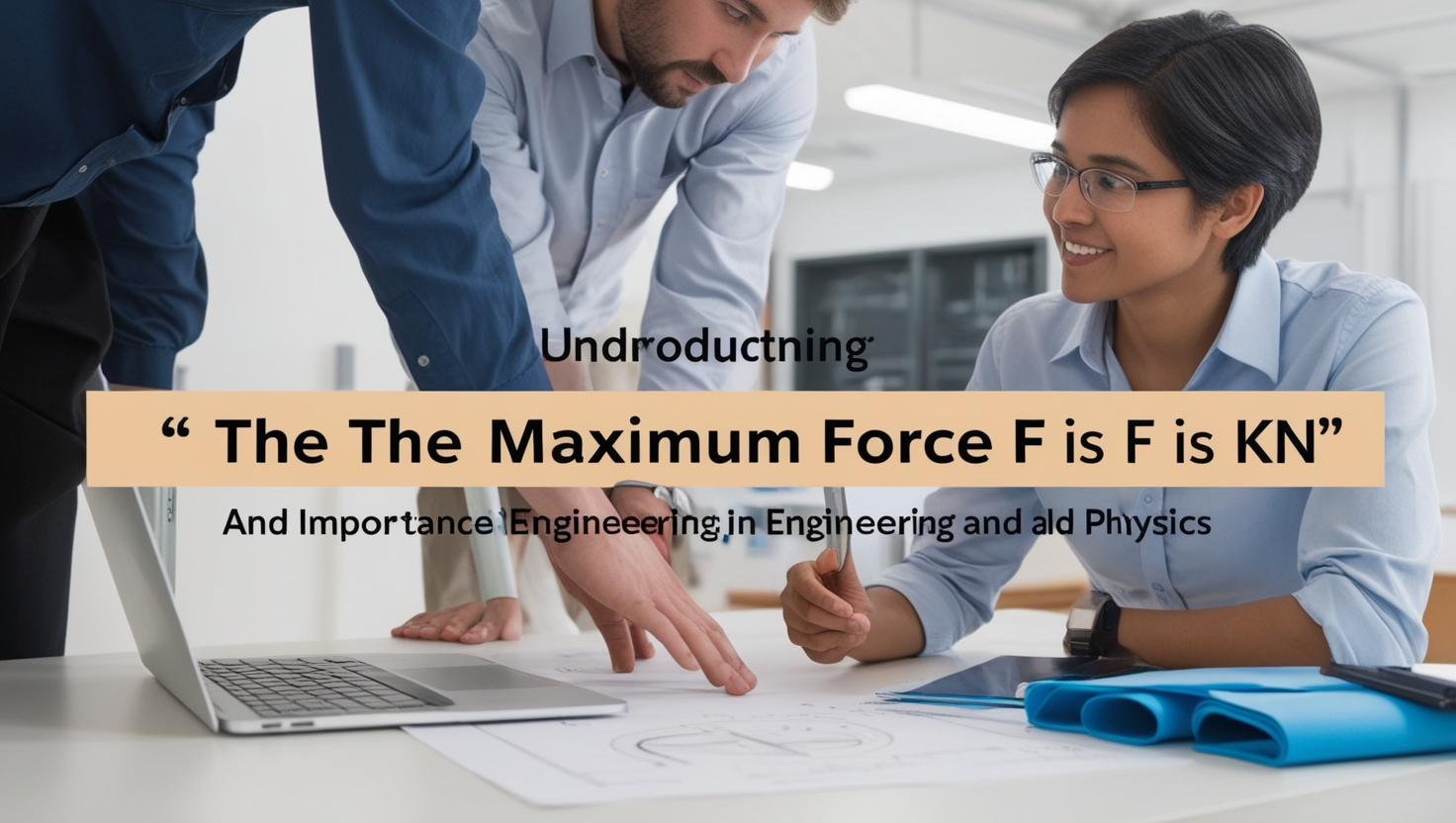 The Maximum Force F is KN