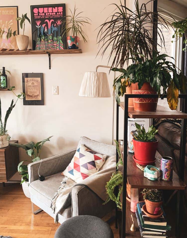 cozy eclectic living room