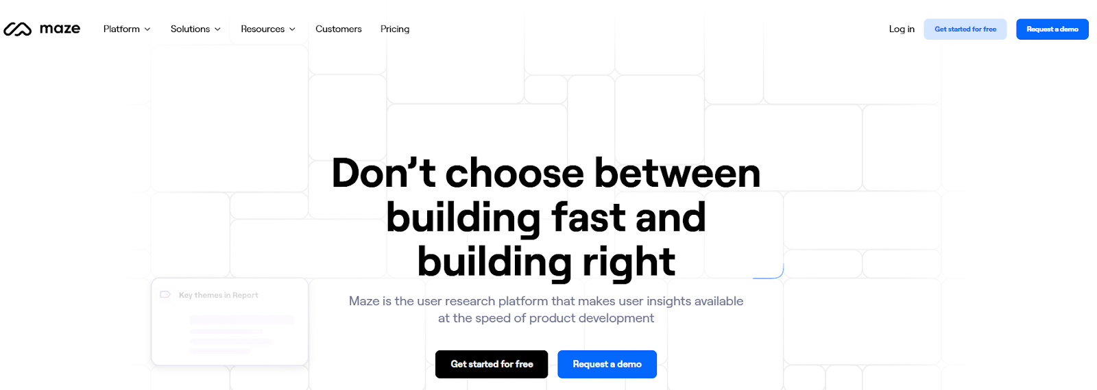 Maze website usability testing software
