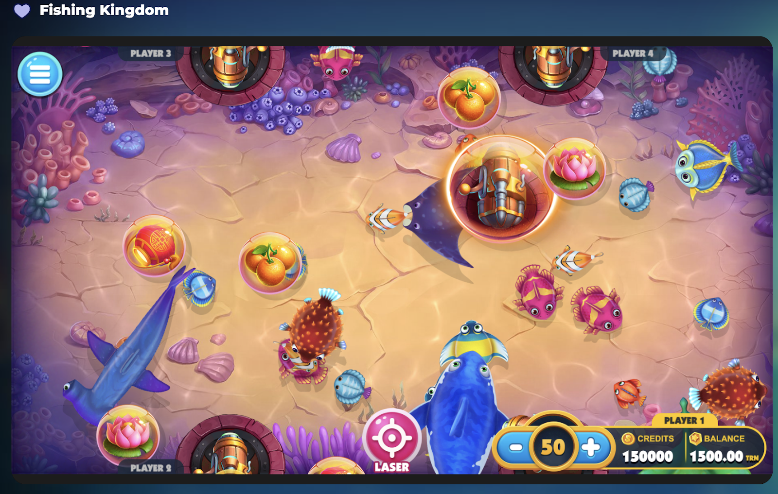 Screenshot of Fishing Kingdom slot 