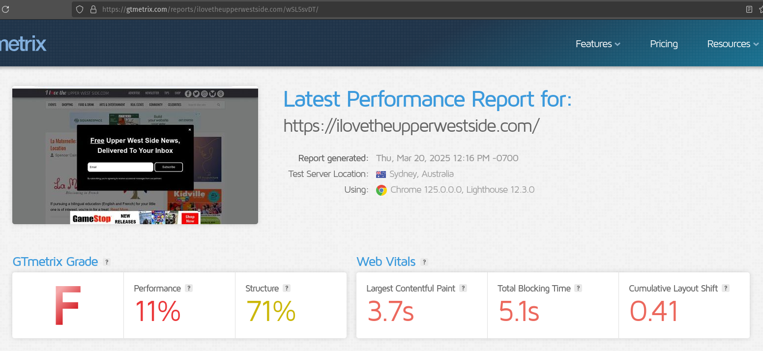 SiteGround Performance Test