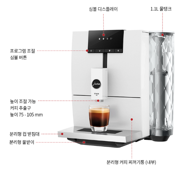 가전용품, 커피 메이커, 가전, 주방가전이(가) 표시된 사진자동 생성된 설명