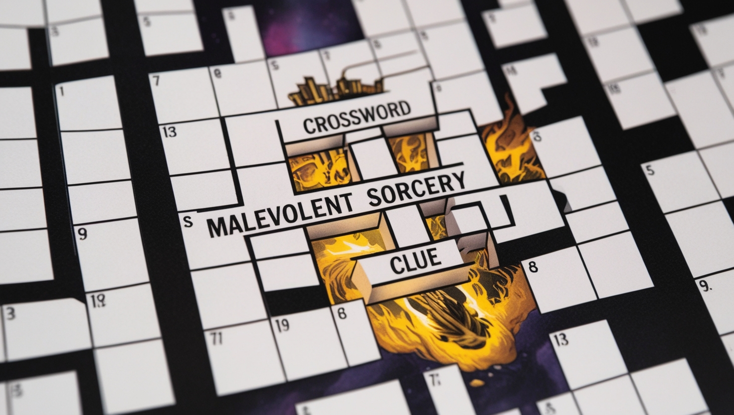 Malevolent Sorcery NYT Crossword Clue