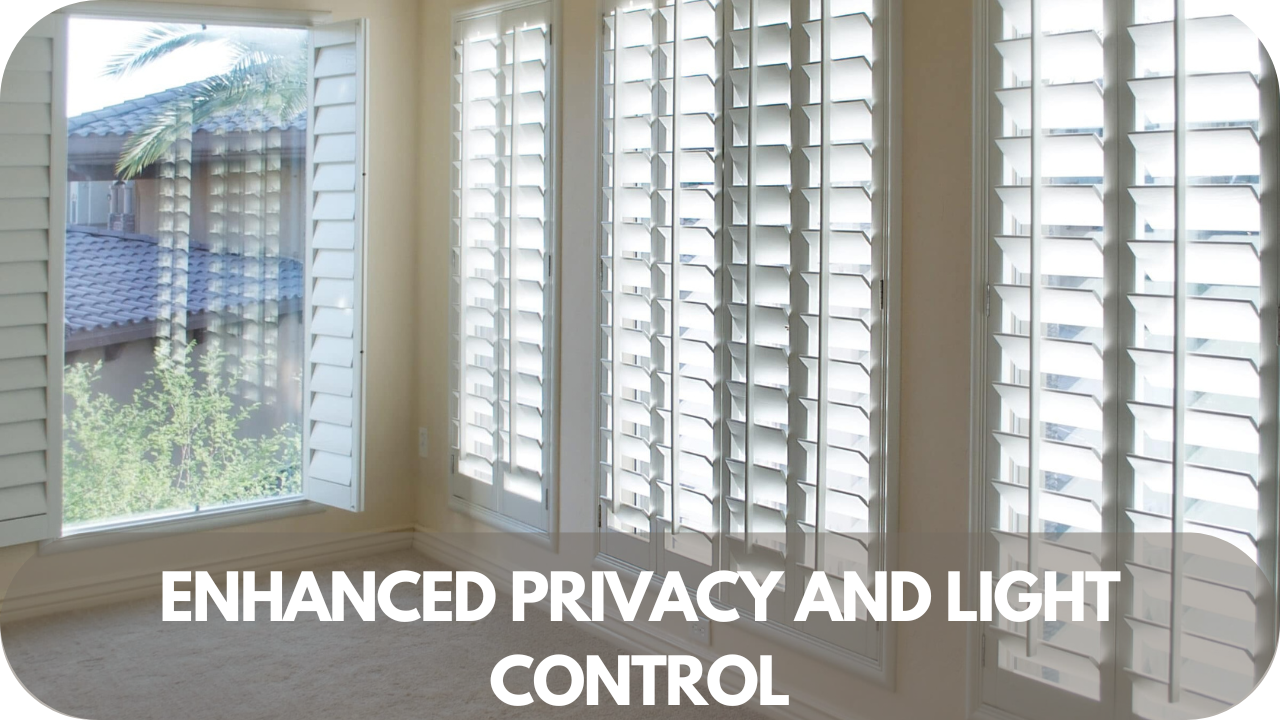 Shutters for privacy and light control