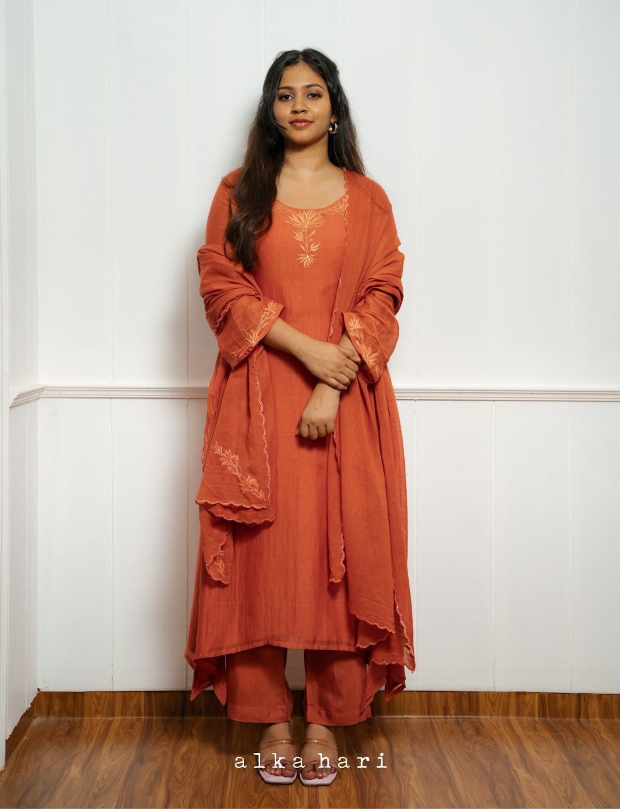 Orange Kurta