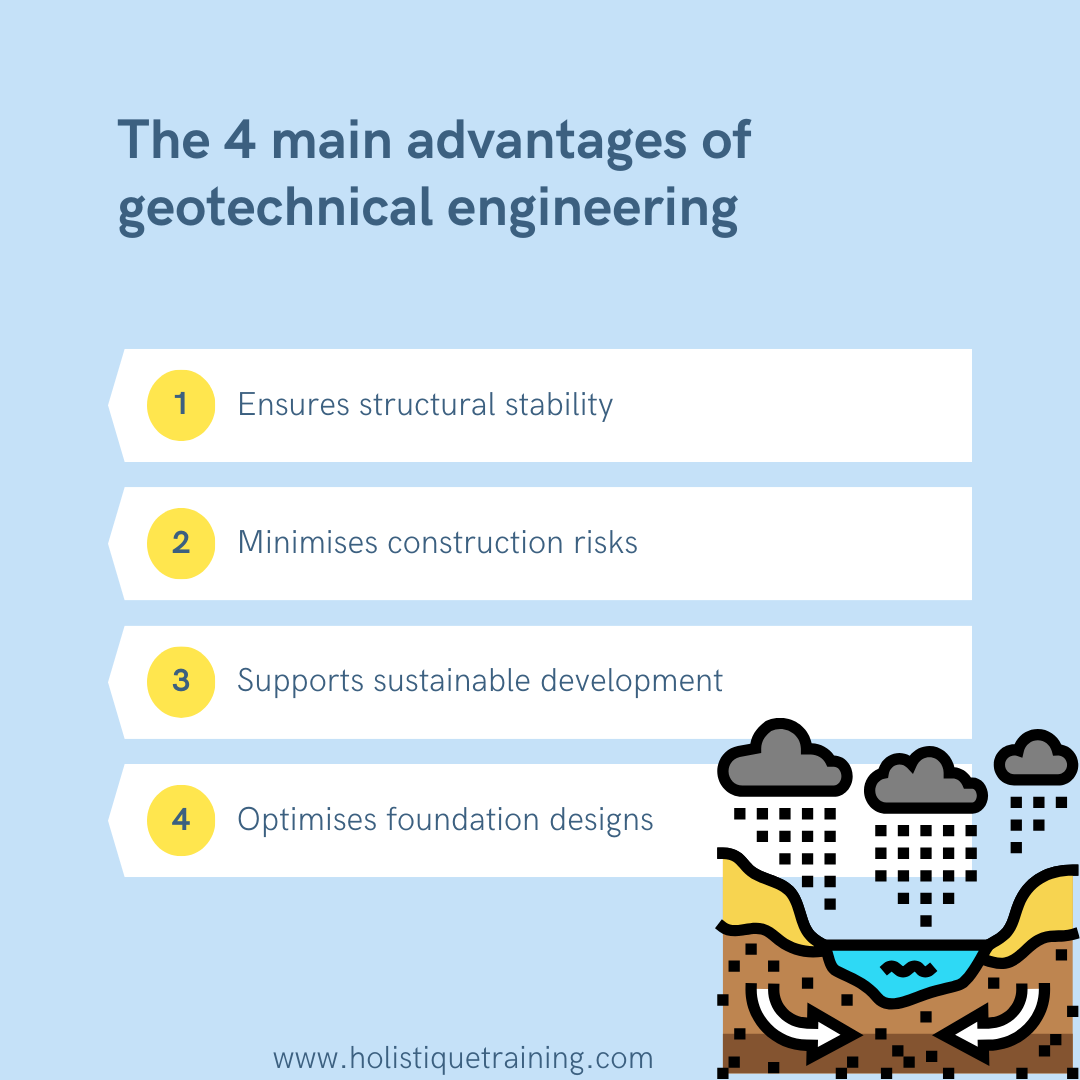 The 4 main Advantages of geotechnical engineering