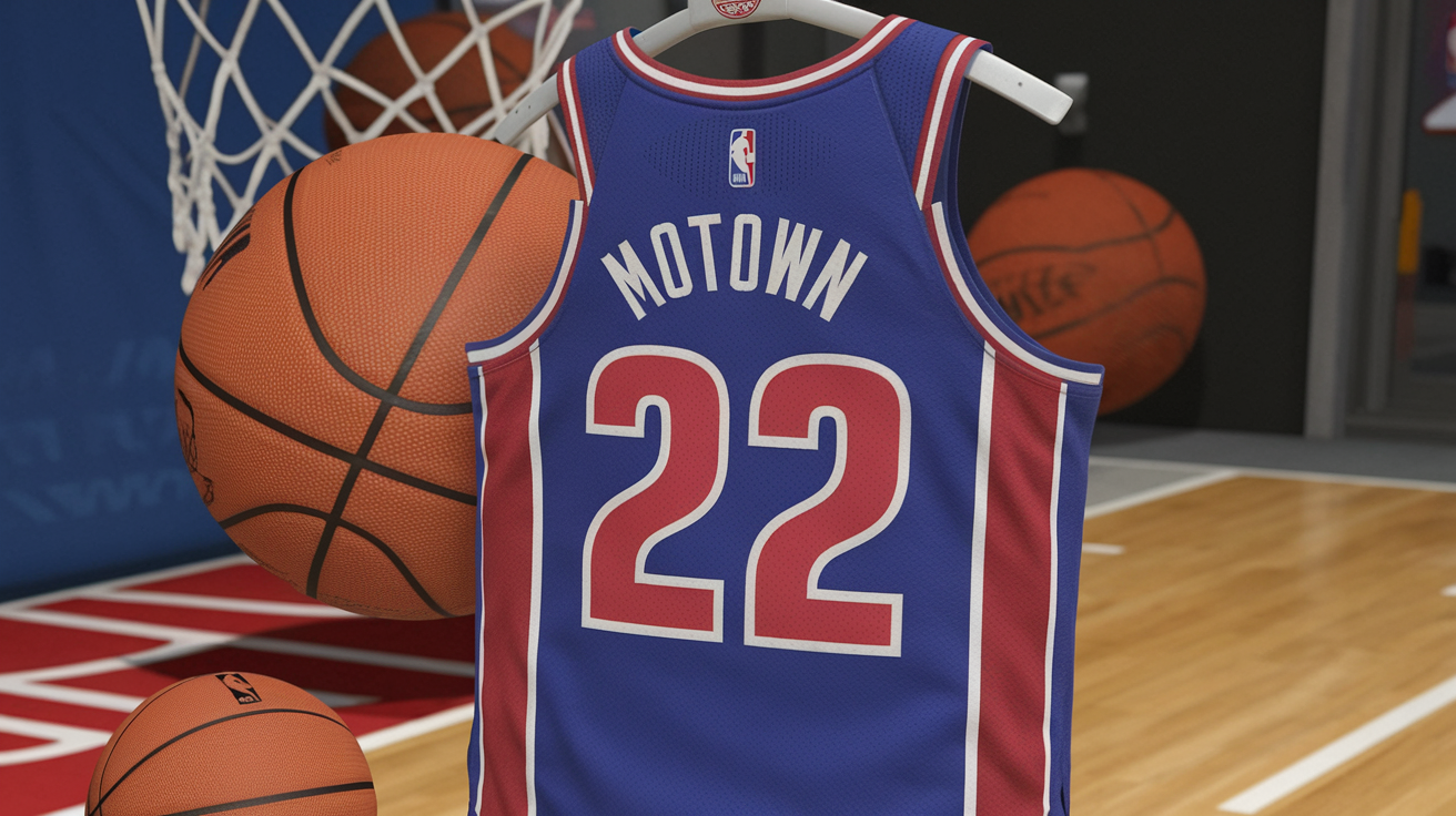 Motown Pistons jersey NBA 2K