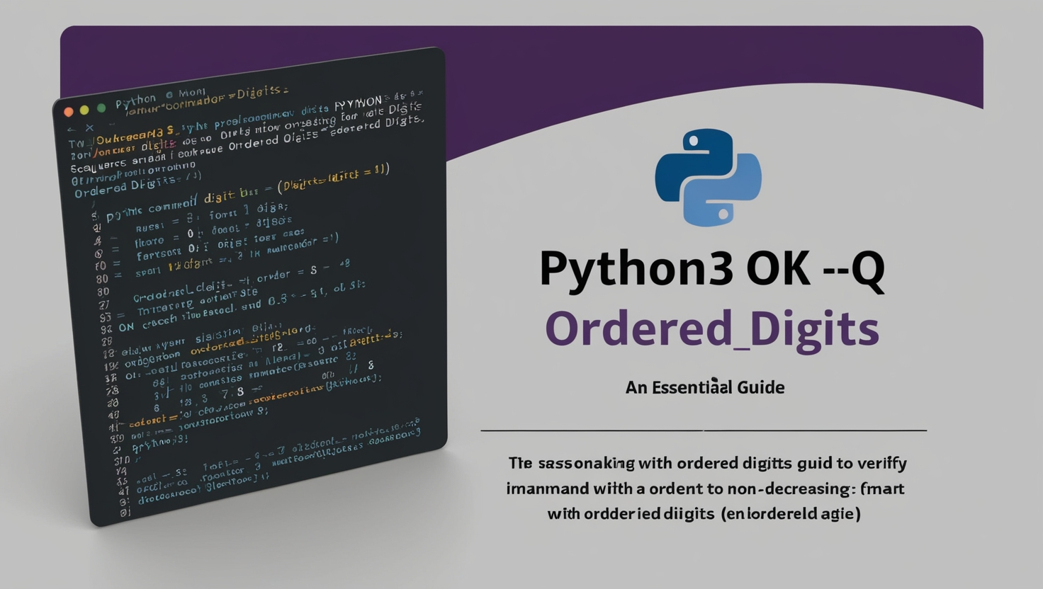 Python3 ok -q ordered_digits