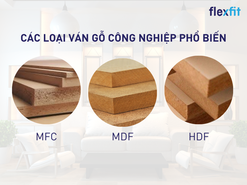 So sánh đặc tính và cấu tạo của 3 loại cốt gỗ MDF, MFC và HDF.