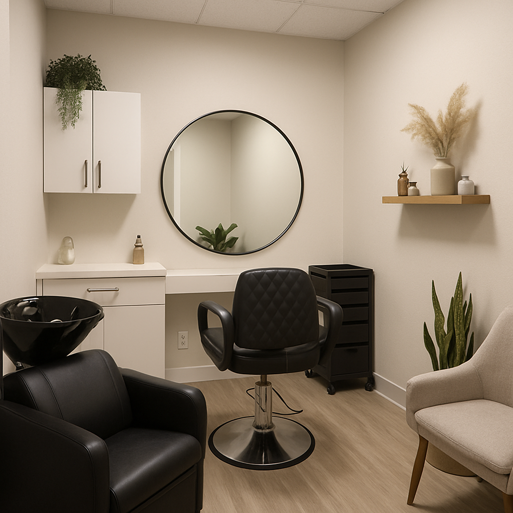 Salon suite interior design