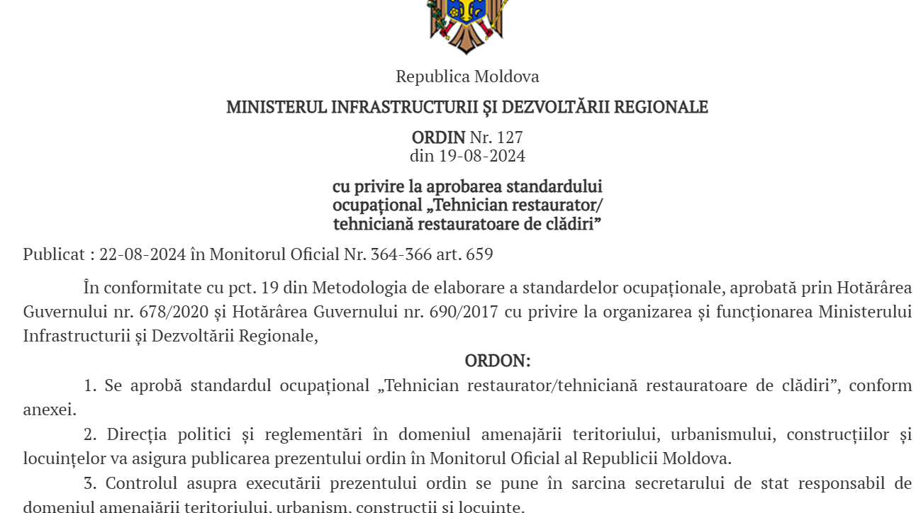 A document with a coat of arms and text Description automatically generated