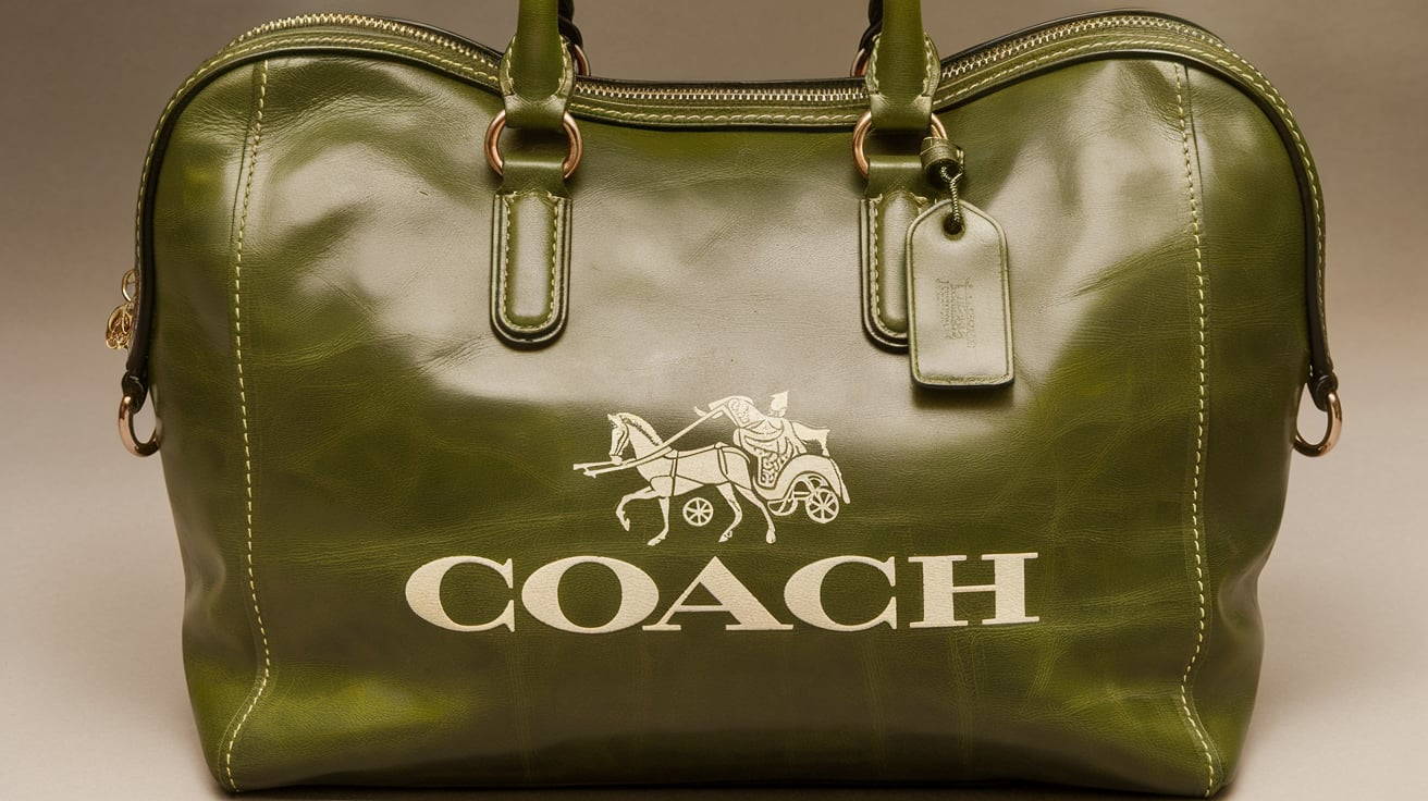 Coach 1996 Olympic Green Leather​