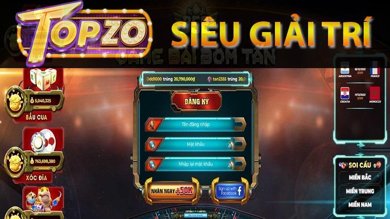 Lựa chọn đúng cổng game topzo