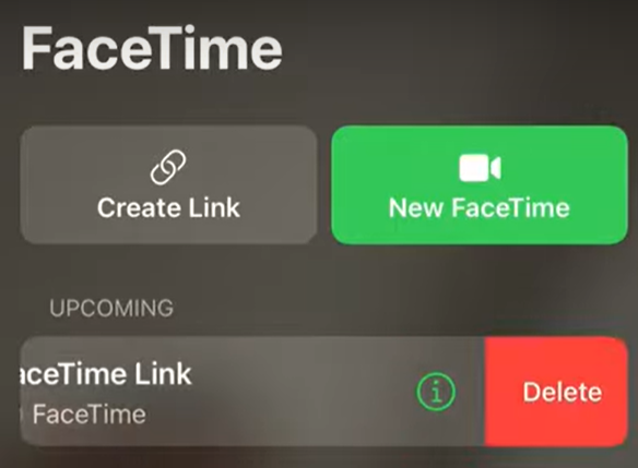 How To Delete Active Facetime Link 3
