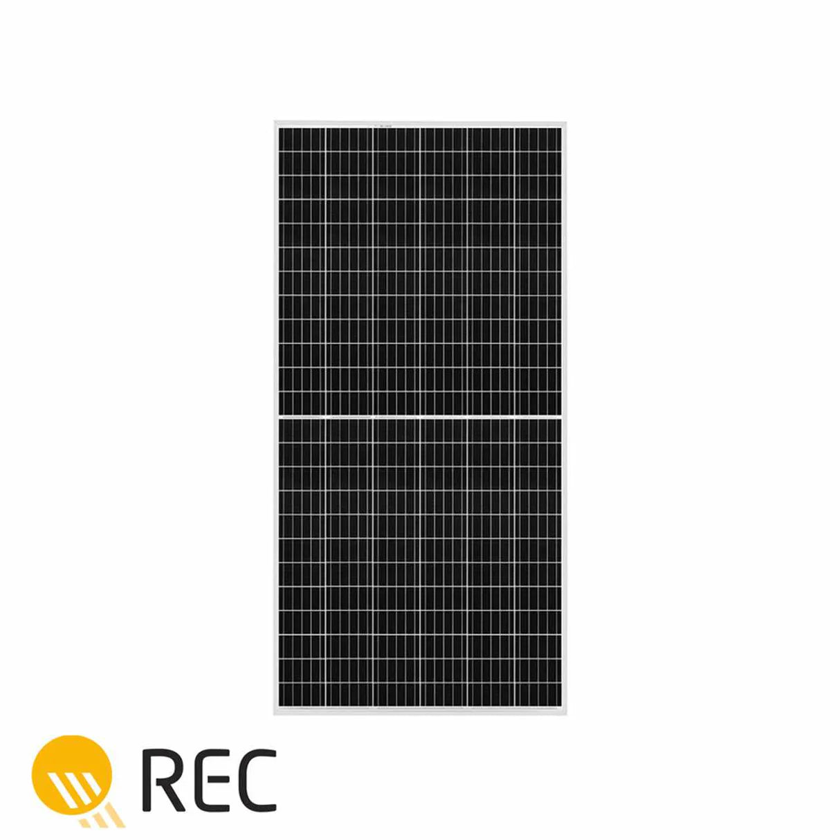 REC 370W Mono Split Cell Solar Panel Twin Peak 2S 72 Series (Silver)