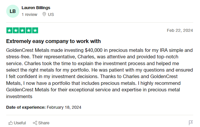 Goldencrest Metals reviews example