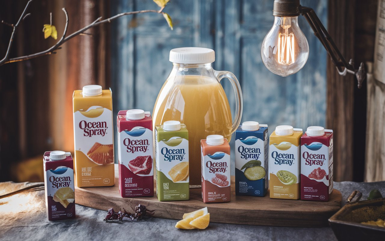 ocean spray juices that contain carmine